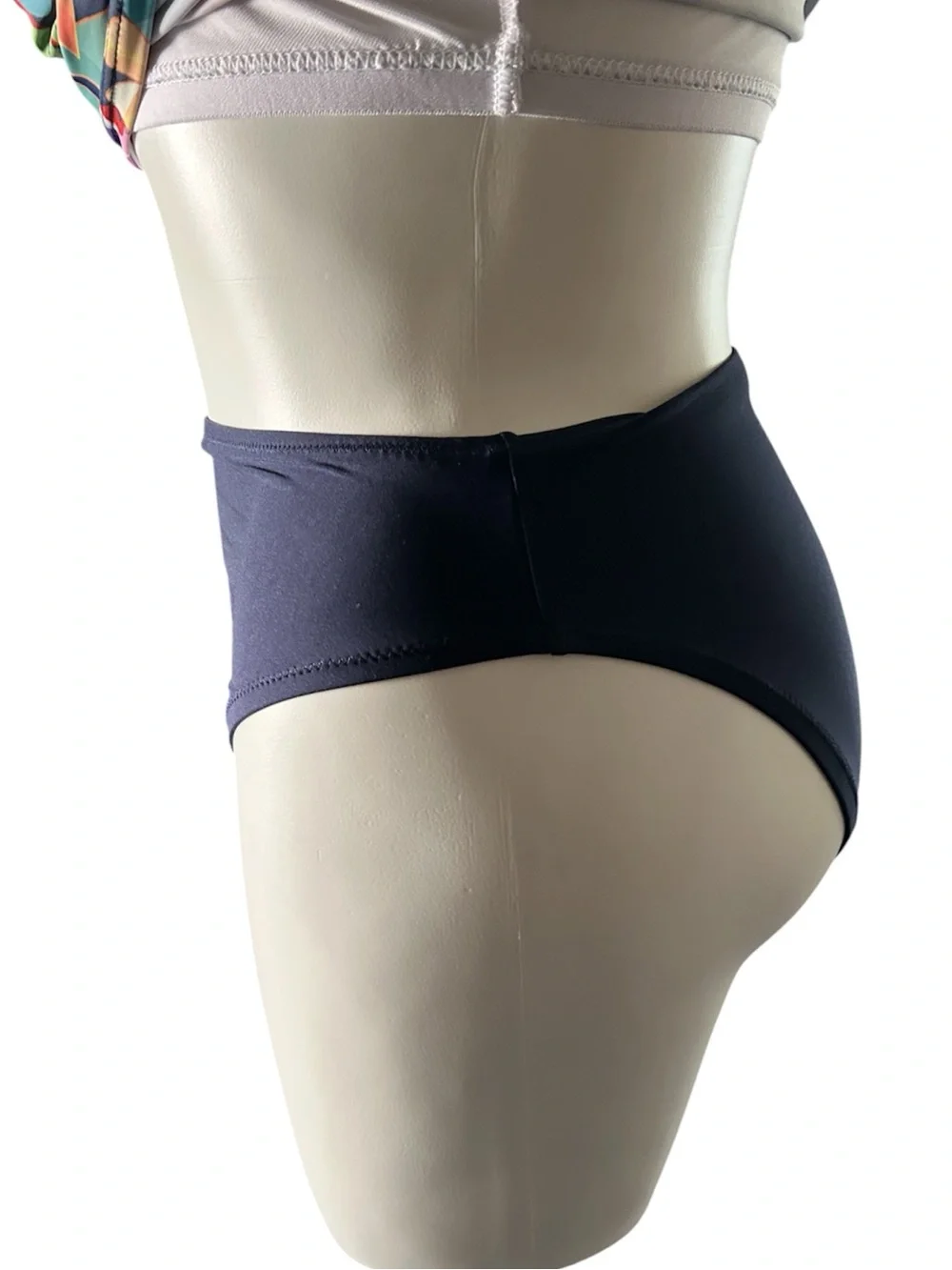 Sperry High-Waist Solid Swim Bottoms in Navy EUC sz L